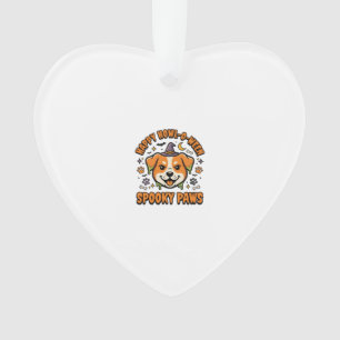 Dog Halloween Spooky Paws Ornament