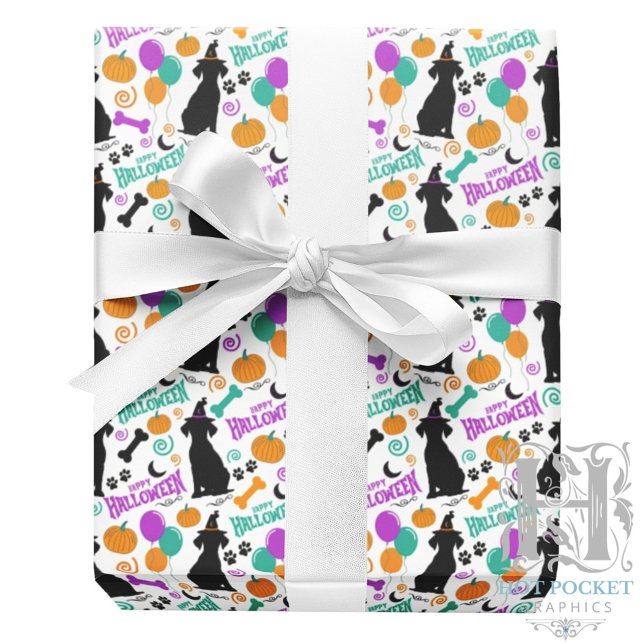 Dog Halloween Wrapping Paper (Creator Uploaded)