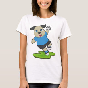 Dog Handball player Handball Sports T-Shirt