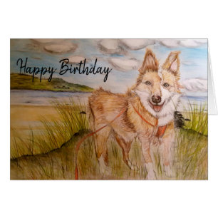 Dog Happy Birthday Card