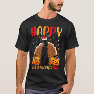 Dog Happy Giant Schnauzer Dog Hellothanksmas T-Shirt