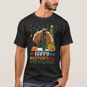 Dog Happy Giant Schnauzer Dog Hellothanksmas T-Shirt