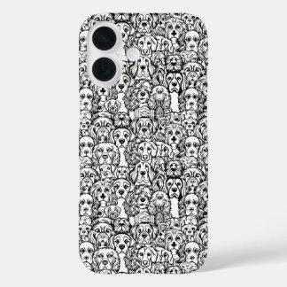 Dog Head Pattern Phone Case