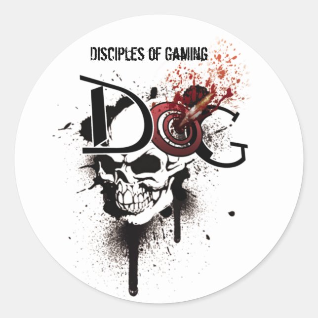 DoG Headshot Sticker (Front)