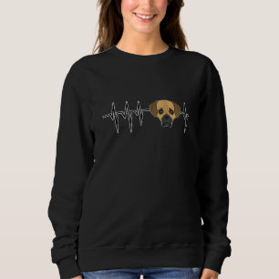 Dog Heartbeat I Puggle Sweatshirt