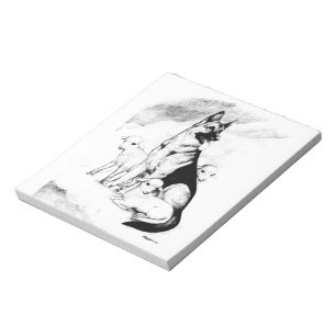 Dog Heaven, the Master's Flock Notepad