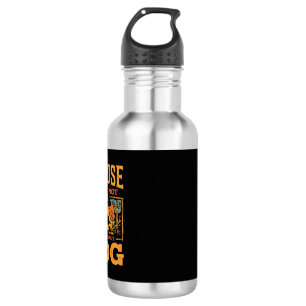 Dog Home Vintage House 532 Ml Water Bottle