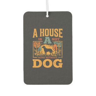 Dog Home Vintage House Air Freshener
