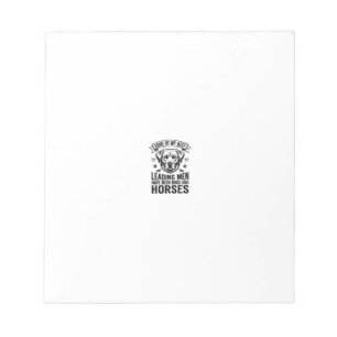 Dog Horse Lover Vintage Leading Men Design_1 Notepad