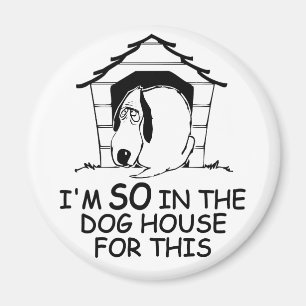 DOG HOUSE custom colour magnet