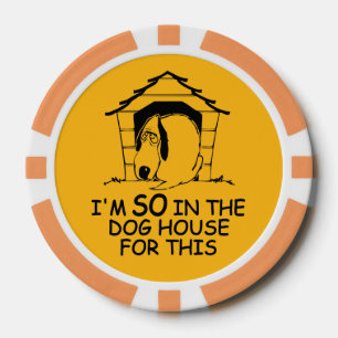 DOG HOUSE custom colour poker chips