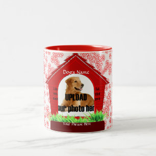 Dog House Pet Memorial Keepsake Two-Tone Coffee Mug