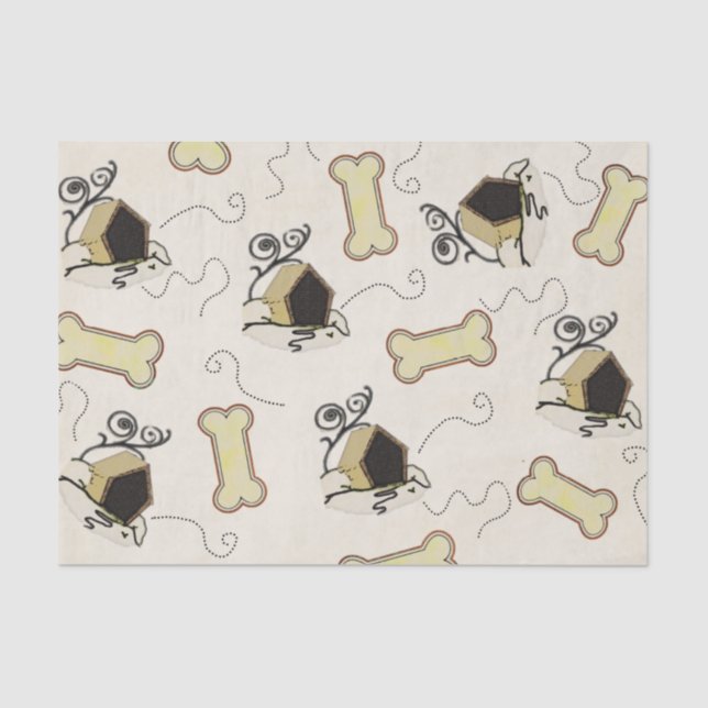 Dog House Tissue Paper (Front)