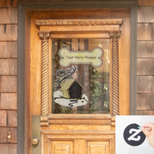 Dog House Window Cling