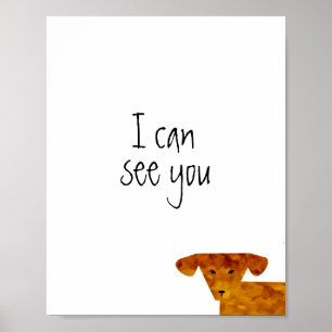 dog humour poster with text