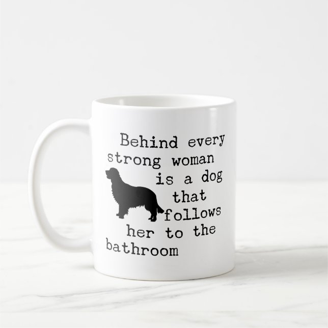 Dog Humour Quote - Golden Retriever Coffee Mug (Left)