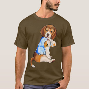 Dog I Love Mom Tattoo Beagle Dog Lover Women Gifts T-Shirt