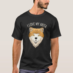 Dog I Love My Akita T-Shirt