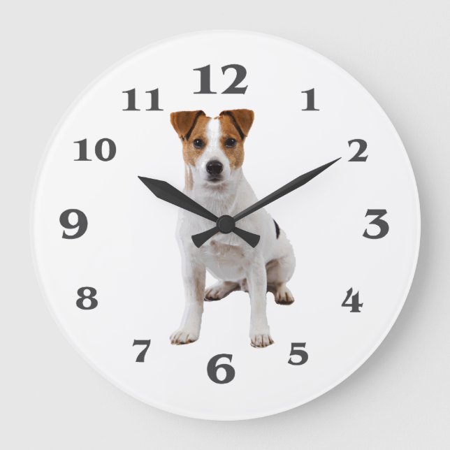 Dog image for Round (Large) Wall Clock (Front)