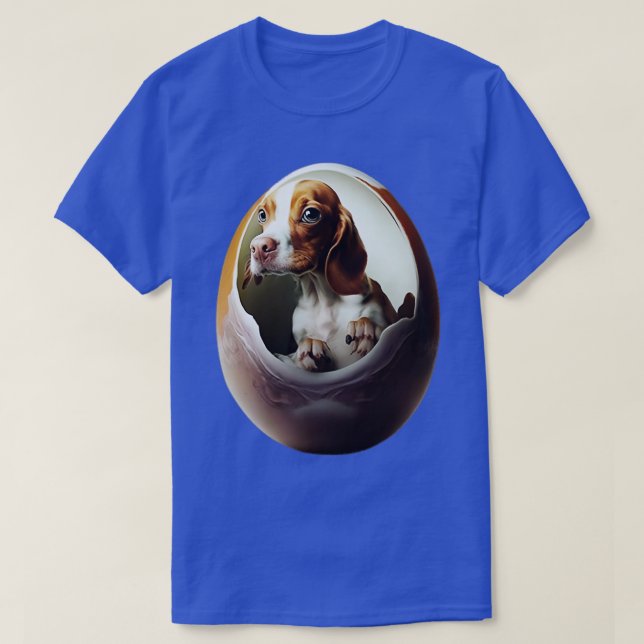 Dog in a egg 3 T-Shirt (Design Front)