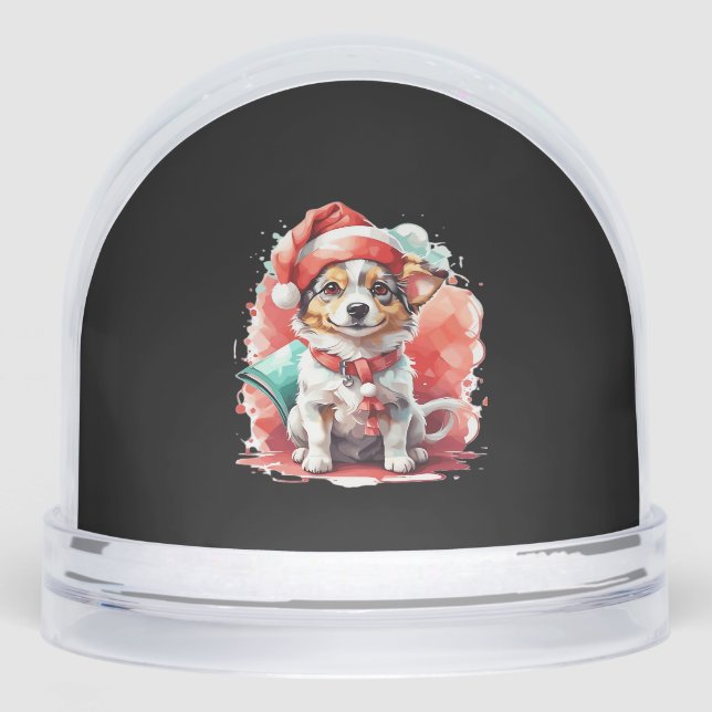 Dog in Christmas Hat - Christmas Tale Oversized T- (Avant)