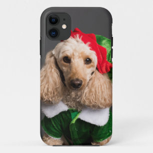 Dog in Elf Costume iPhone 11 Case