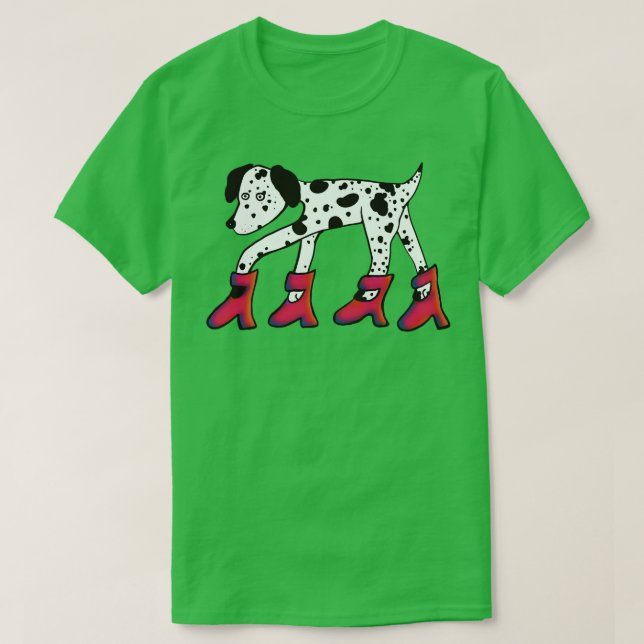 Dog in Heels T-Shirt (Design Front)