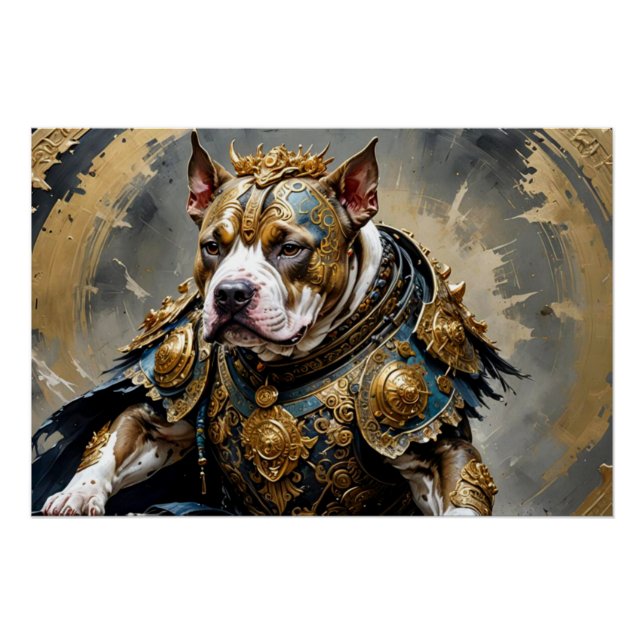 DOG IN IMPERIAL ATTIRE 3 POSTER (Front)