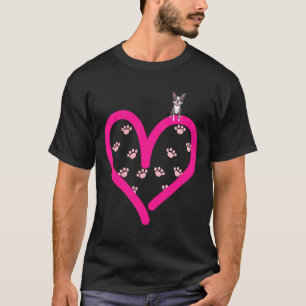 Dog In My Heart Paw Love Boston Terrier T-Shirt