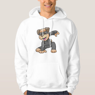 Dog in Ninja Costume Hoodie