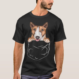 Dog In Pocket Bull Terrier  Dog T-Shirt
