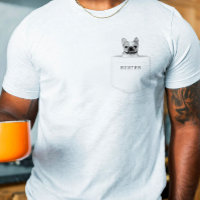 Dog In Pocket | Custom Pet Photo and Name