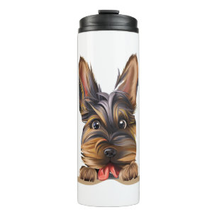 Dog in Pocket Funny Puppy for Dog Lovers Yorkshire Thermal Tumbler