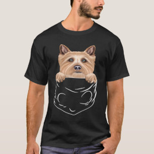 Dog In Pocket Norwich Terrier Dog T-Shirt