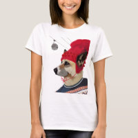 Dog in Ski Sweater