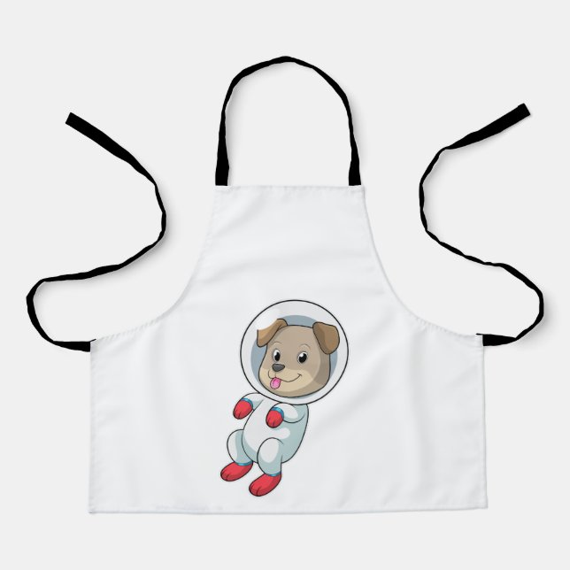 Dog in Space in Suit Apron (Front)