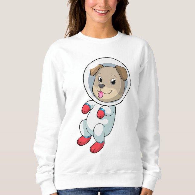 Dog in Space in Suit Sweatshirt (Front)