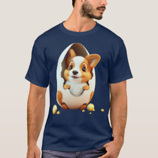 Dog in the egg 233 T-Shirt