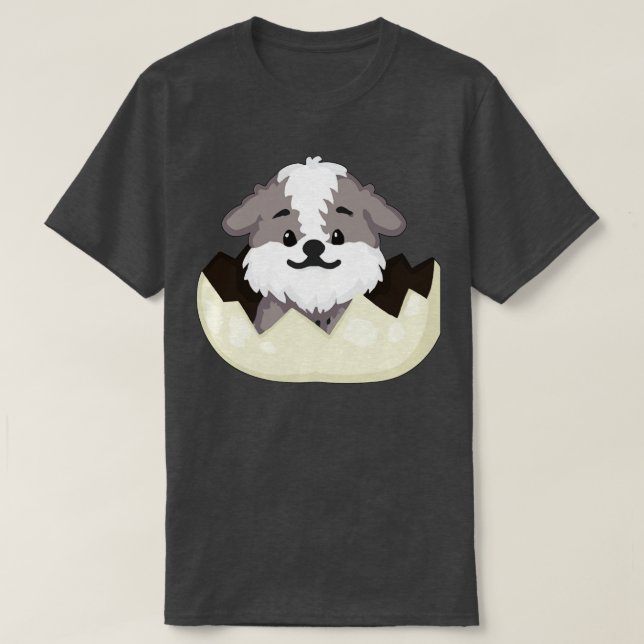 Dog in the egg 29 T-Shirt (Design Front)