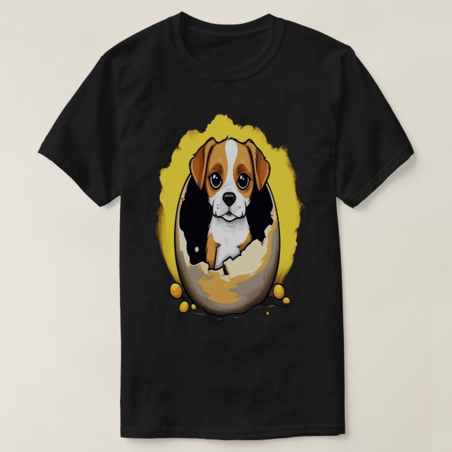 Dog In The Egg 310 T-Shirt (Design Front)