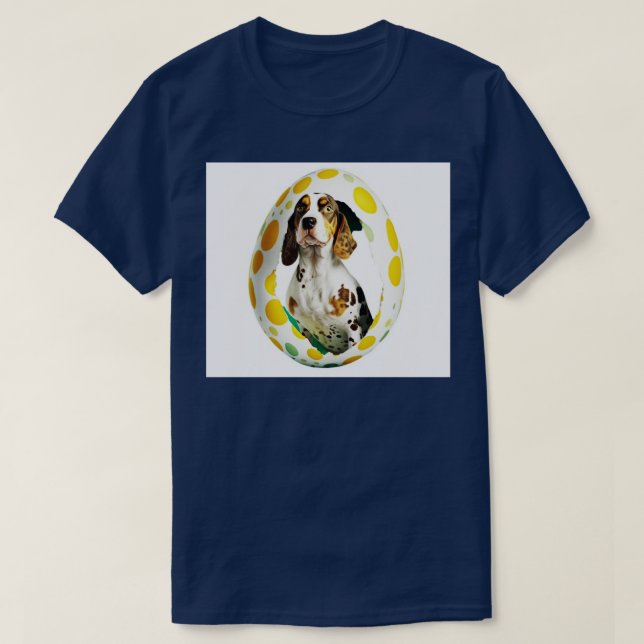 Dog in the egg Easter Egg (29) T-Shirt (Design Front)