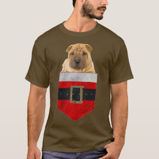 Dog in your Pocket Santa Chinese SharPei T-Shirt