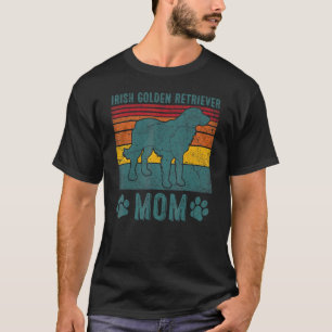 Dog Irish Golden Retriever Mom T-Shirt
