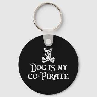 Dog is my Co-Pirate Keychain