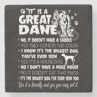 Dog | It's A Great Dane Stone Coaster