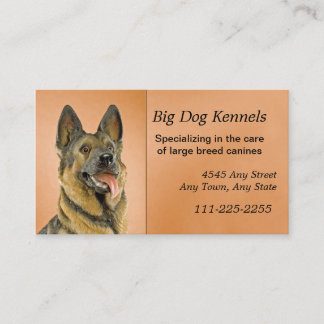 Dog Kennel German Shepherd Business Card