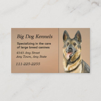Dog Kennel German Shepherd Business Card