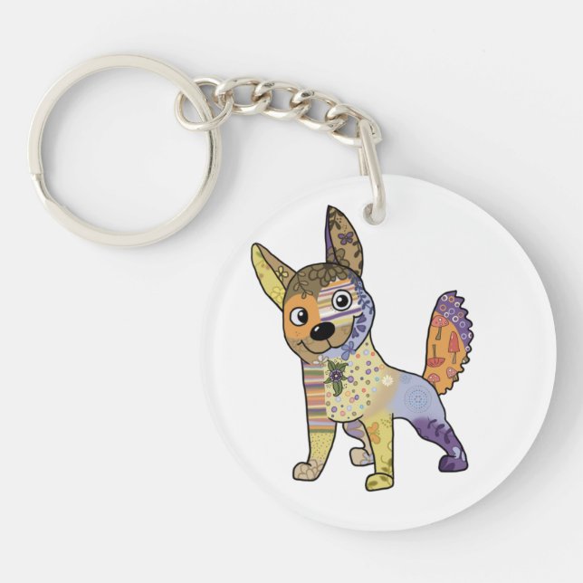 dog keychain (Front)