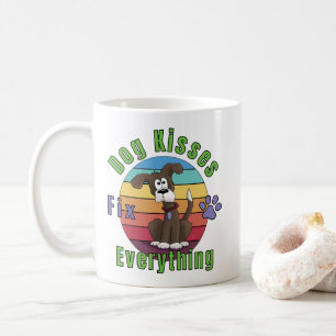 Dog Kisses Fix Everything Coffee Mug