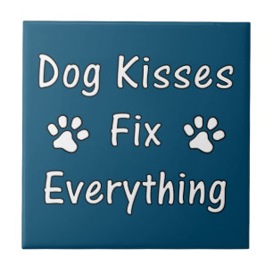 Dog Kisses Fix Everything  Tile